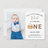 中国の第1の誕生日パーティー 招待状 (正面)