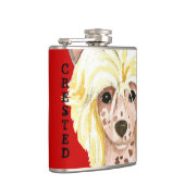 中国の紋付きカラーブロックスキットル フラスク (右)