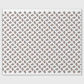 中国の紋付き旗 ラッピングペーパー (フラット)