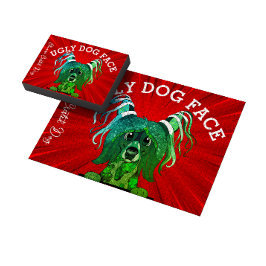 中国の紋付き犬の醜い顔1000ピース ジグソーパズル