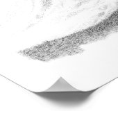 中国の紋付き犬 ポスター (角)