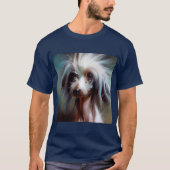 中国の紋付き犬 Tシャツ (正面)