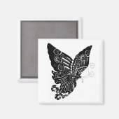 中国の紙カット蝶デザイン – マグネット (正面/裏面)