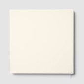 中国の結婚のフローラエレガント ゲストブック (裏面)