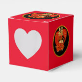 中国の結婚ギフトパーティーDecor - Cute COULE フェイバーボックス (正面サイド)