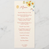 中国の結婚フローラエレガント メニュー (正面)