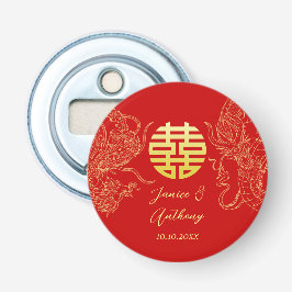 中国の結婚式の龍と鳳凰 栓抜き