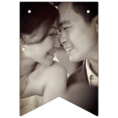 中国の結婚式フォトアイテム - 赤い輪郭の二喜 バンティングフラッグ (第1の旗)