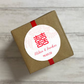 中国の結婚式 二人の喜びの文字 サイン ステッカー
