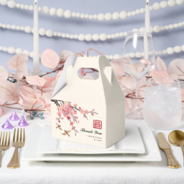 中国の絵を描墨花結婚鳥 フェイバーボックス