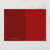 中国の絵を描Ox New Year 2021 Holiday PostC シーズンポストカード (裏面)