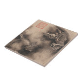 中国の絵画ドラゴンイヤー〔占星術の〕十二宮図誕生日タイル タイル (側面)