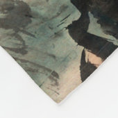 中国の絵画中国の,絵画，日本 フリースブランケット (角)