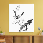 中国の絵画梅 キャンバスプリント (インサイチュ (リビング))
