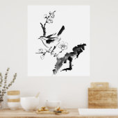 中国の絵画梅 ポスター (キッチン)