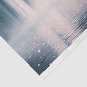 中国の絵画:滝と桜の木 薄葉紙 (詳細)