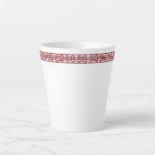 中国の縁どラテ カフェラテマグ (正面)