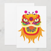 中国の縁起文字 招待状 (正面/裏面)