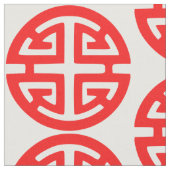 中国の繁栄の象徴 ファブリック (クローズアップ)