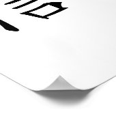 中国の自信記号 ポスター (角)