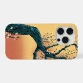 中国の花の木 iPhoneケース (裏面横)