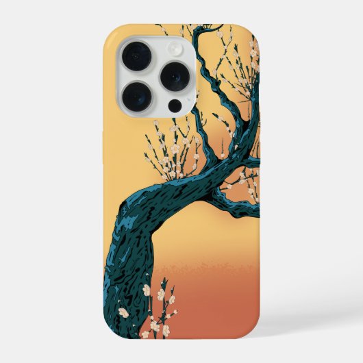 中国の花の木 iPhoneケース (裏面)