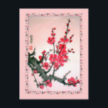 中国の花5 ポストカード<br><div class="desc">中国のフローラデザインアジア画伝統的中国の画</div>