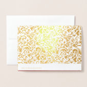 中国の虎の年豪華リアルホイルカード 箔カード (裏面封筒付き)