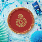 中国の蛇の年 ペーパープレート (パーティー)