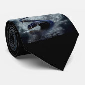 中国の蛇の水蛇の黒蛇 ネクタイ (ロール)