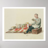 「中国の衣装」のプレート6号の書店、 ポスター (正面)