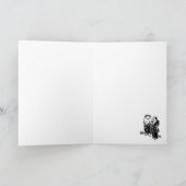 中国の詩考える人の君 カード (内部)