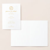 中国の誕生日長寿モチーフ招待状箔 箔カード (ディスプレー)