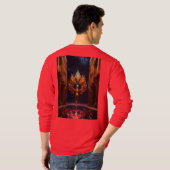 中国の説明mein kya dalne टी-शर्ट trainin tシャツ (裏面フル)