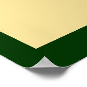 中国の調和のスクロール記号 ポスター (角)