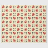 中国の贈与年 ラッピングペーパー (フラット)