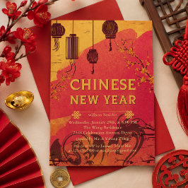 中国の赤い金 おめでたい蛇の年を迎えよう シーズンカード