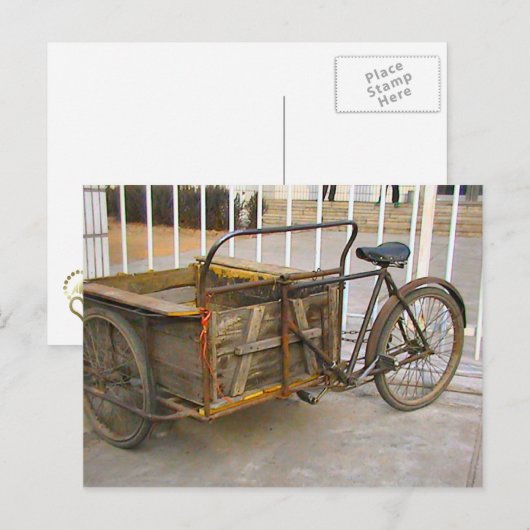 中国の車 ポストカード (正面/裏面)