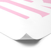 中国の辰年 – ガールズルームまたはシャワー ポスター (角)