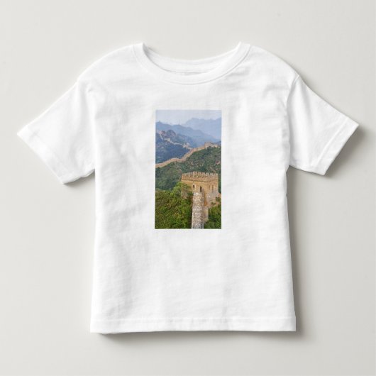 中国の金山嶺の万里の長城 2 トドラーTシャツ (正面)
