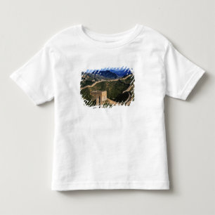 中国の金山嶺万里の長城の風景 トドラーTシャツ