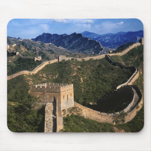 中国の金山嶺長城の風景 マウスパッド (正面)