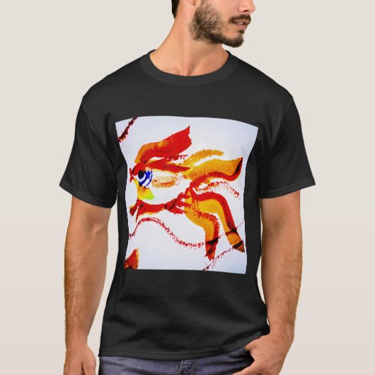 中国の金魚 Tシャツ (正面)