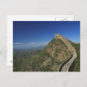 中国の長城の風景 ポストカード (正面/裏面)