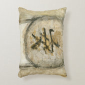 中国の静絵画けさ アクセントクッション (正面(垂直))