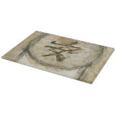 中国の静絵画けさ カッティングボード (角)