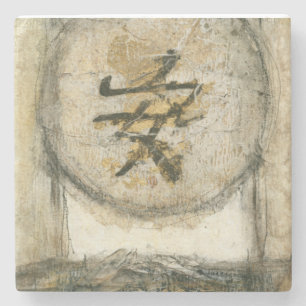 中国の静絵画けさ ストーンコースター