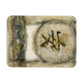 中国の静絵画けさ マグネット (横)