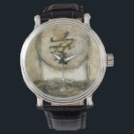 中国の静絵画けさ 腕時計<br><div class="desc">アーティスト絵画のMauroは、円形に囲まれた中国のキャラクターを展示する。静謐書と言う事が曲の底だ。この与えプリントは人生に少し安らぎを必要とする人への贈り物として！</div>