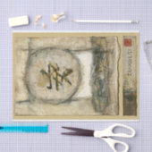 中国の静絵画けさ 薄葉紙 (クラフト)